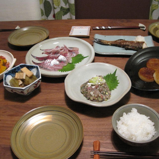 新鮮なお魚で身体に嬉しい夕食♪