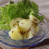 簡単～ポテトをクミンで炒めるだけなおかず。