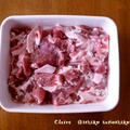 豚肉の塩麹漬け花椒炒め＆田ぜりの胡麻和え＆長芋の出汁わさび