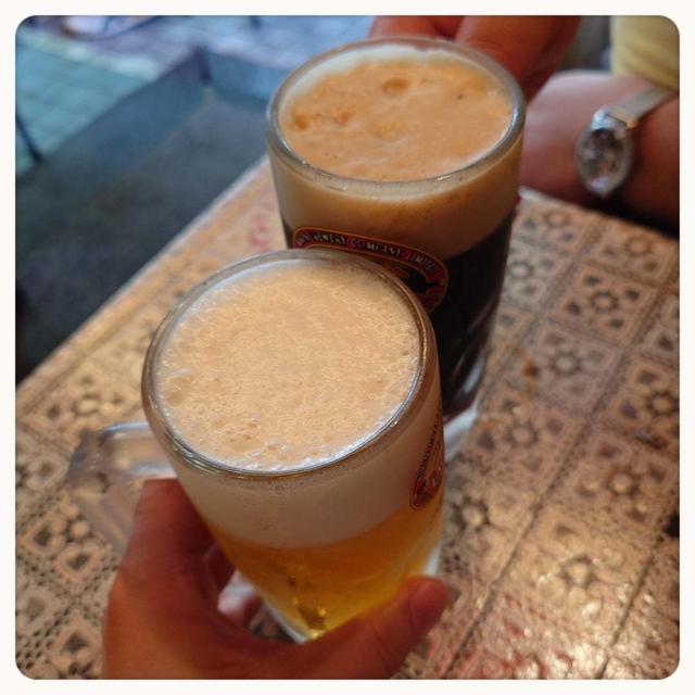 とんかつ屋さんからーのいつもの立ち飲み屋さんで座り飲み☆