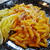 マ・マーの早茹でパスタで☆ナポリタンソースアレンジ・ペンネアラビアータ風