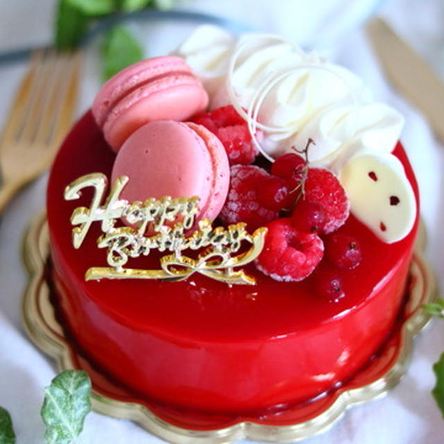 真っ赤なラズベリームースケーキ By なつみさん レシピブログ 料理ブログのレシピ満載