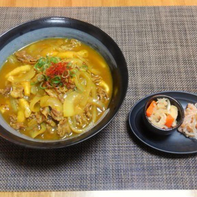 解禁メニューをおいしく感じた☆お蕎麦屋さん風カレーうどん♪☆♪☆♪