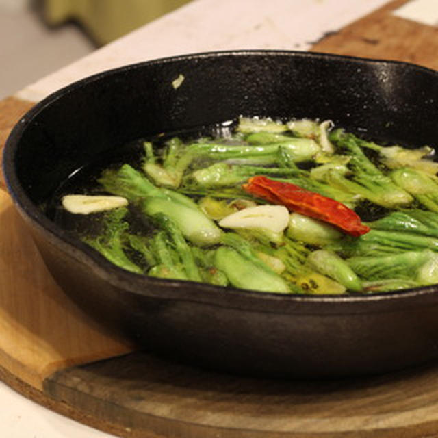 【recipe】タラの芽のアヒージョ／ここでスピッツの話