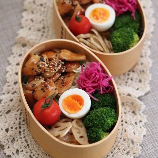 今日のbento (๑¯﹃¯๑)♪