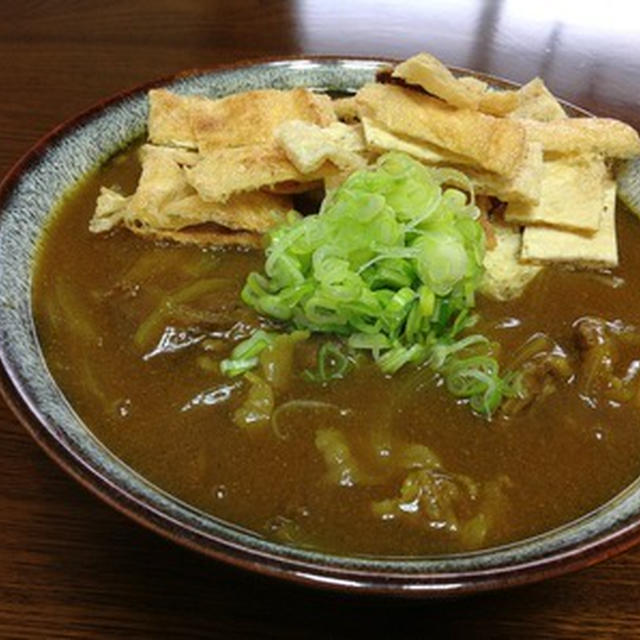 朝昼兼用で「カレーうどん」