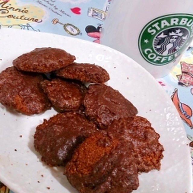 【糖質制限】90kcal♪ノンオイルチョコクッキー