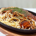そばもやしの卵炒め＆「美味しい鉄板焼きそば」