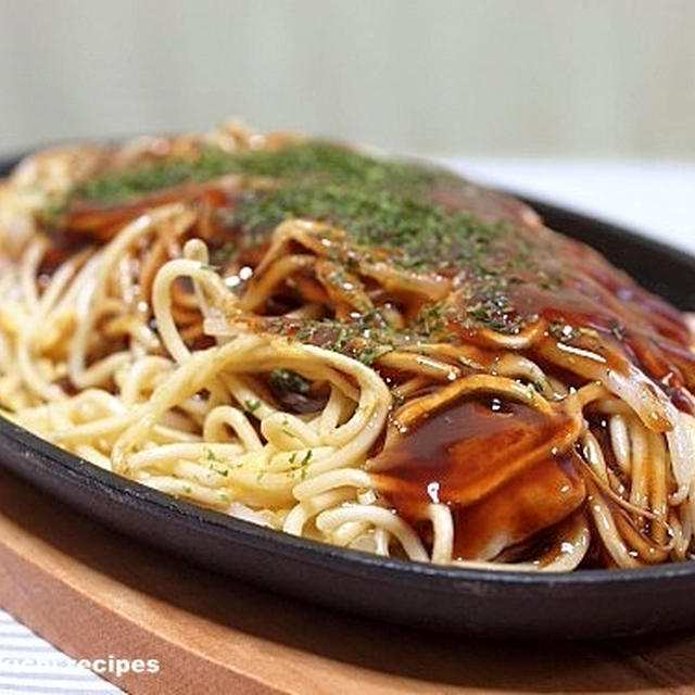 そばもやしの卵炒め＆「美味しい鉄板焼きそば」