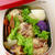 １０月２３日　金曜日　紫芋の茶巾＆ドライトマトと上州牛の炊き込みご飯おむすび