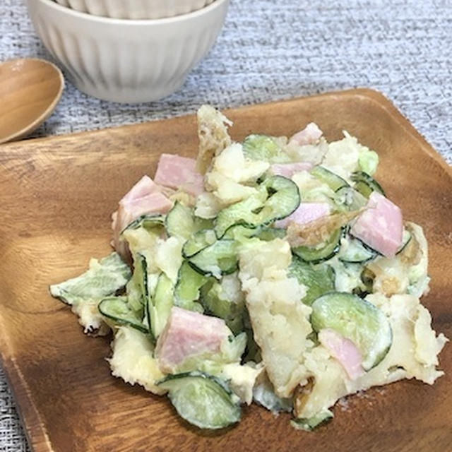 冷凍ポテトdeデリ風ポテサラ♪〜夏のきゅうり特集その10