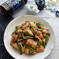 味付け簡単！鶏肉と里芋しめじの揚げ出し