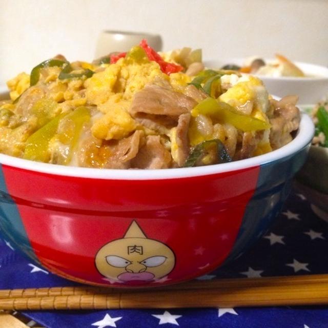 キン肉マンに 豚生姜丼