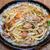 冷蔵庫の残り物で「甘辛酸っぱ和風焼うどん」&「明星 旨だし屋きつねうどん大盛り」