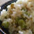 豆ご飯とアスパラ