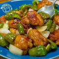 【レシピ】さっぱりがっつり♬鶏肉とピーマンの中華風甘酢炒め♬
