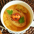 アンパンマンのアホ（にんにく）スープ♪&カレーコールスロー野菜とお豆のレシピ