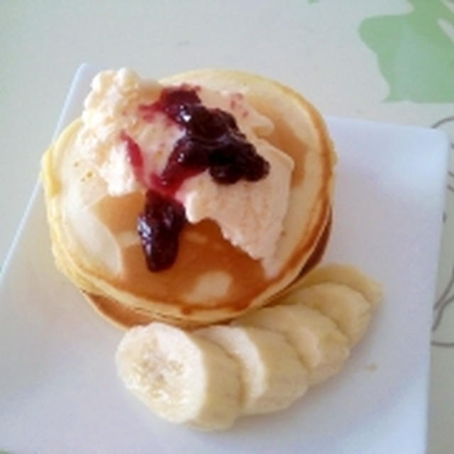 カフェ風♪デザートパンケーキ