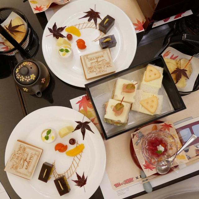 ホテル阪神花座のトムとジェリーアフタヌーンティー#今日のおやつはこれ