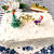 紙型で、四角いクリスマスケーキ　