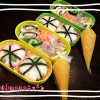 お弁当と三角オレンジゼリー☆春の遠足でした