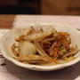 【recipe】白菜とごぼうのきんぴら／たまに皿を買う