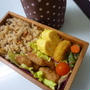 12月10日　五目ご飯とカニのお味噌汁のお弁当