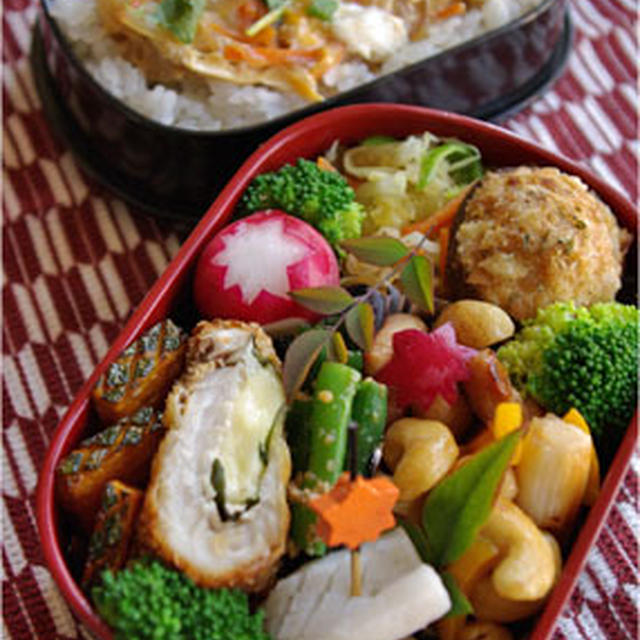 がっつりヒレカツ丼弁当（夫弁）☆