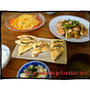 【献立60】秋鮭とキノコのバター醤油炒め＆カボチャの千切りサラダ