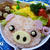 キャラ弁**ピンクのぶたちゃん弁当