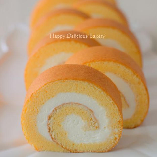 美しいロールケーキ♪