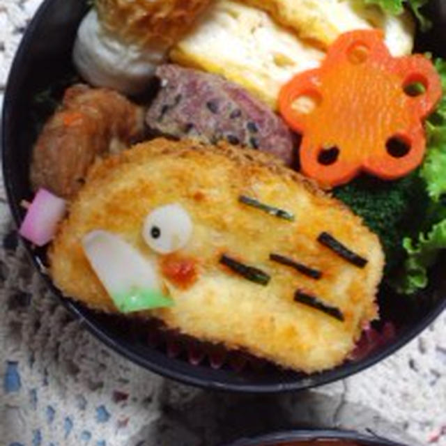 ミッション大失敗となんちゃってカツとラクダキャラ弁 By たいようそらさん レシピブログ 料理ブログのレシピ満載