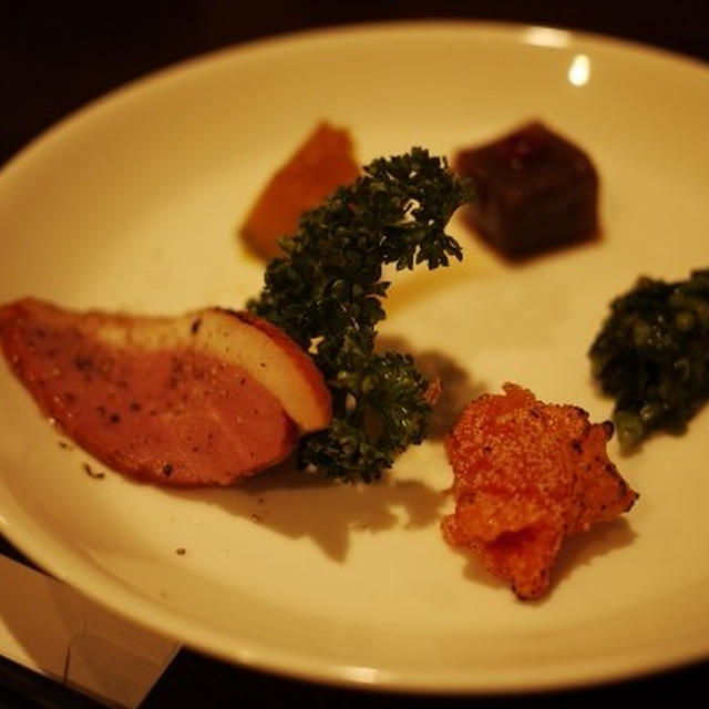 「卯房」の明太ばくだん豆腐。