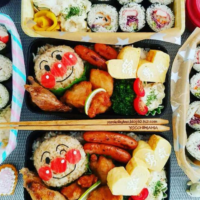 愛と勇気が詰まったお弁当♪アンパンマン編