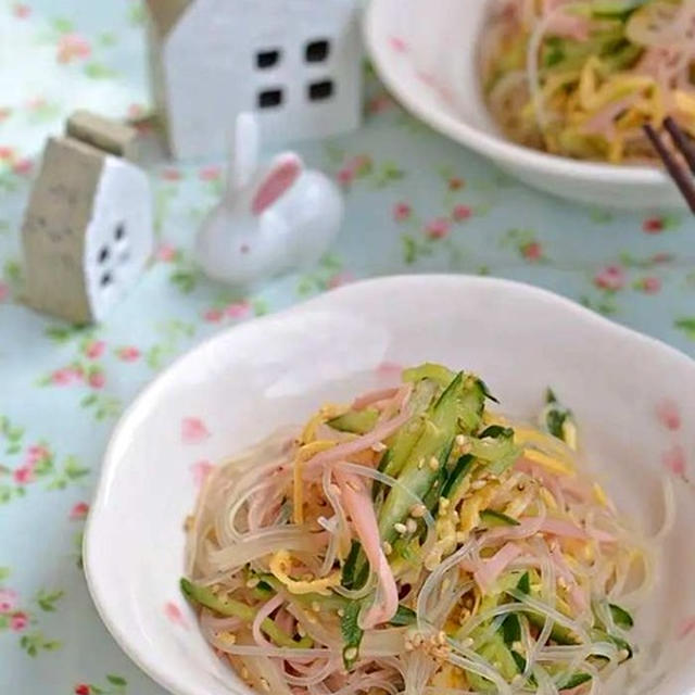 箸が進みまくる！作りおきにも便利な「春雨中華サラダ」