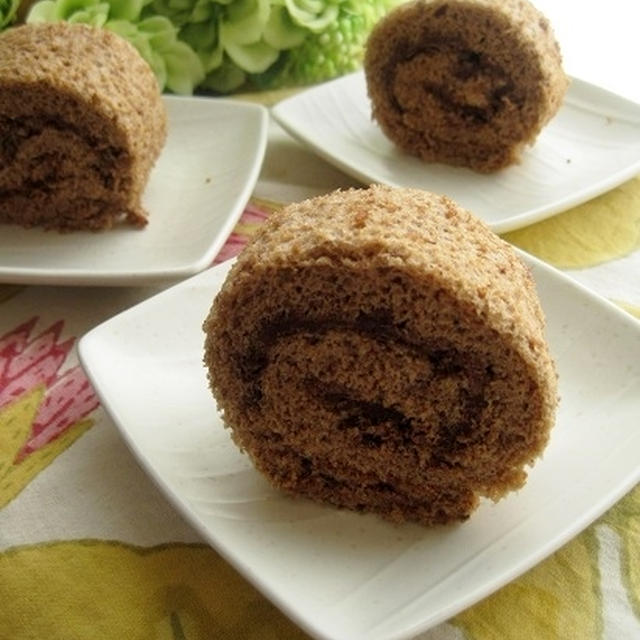 板チョコロールケーキ