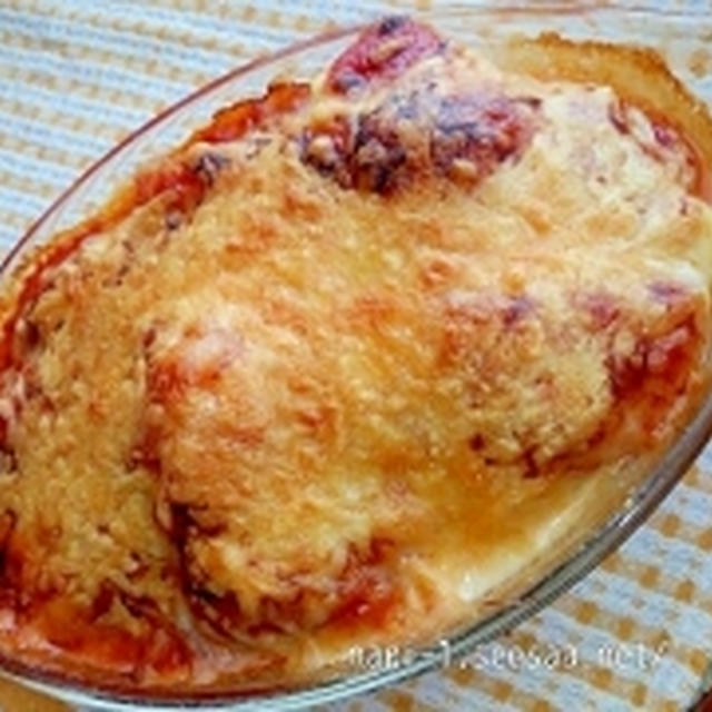 ほくほくジャガイモのトマトソース焼き