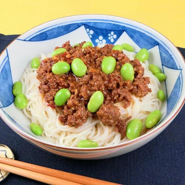 これはうまい！いつものそうめんに飽きたら肉味噌そうめんに！