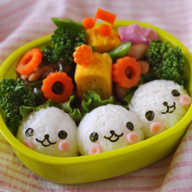 三つ子あざらしのお弁当