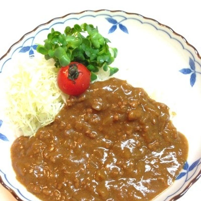 スパイシーなカレーで晩御飯