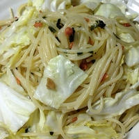 .混ぜ込みキャベツパスタ～簡単で、おいしく、安上がり、我が家向き