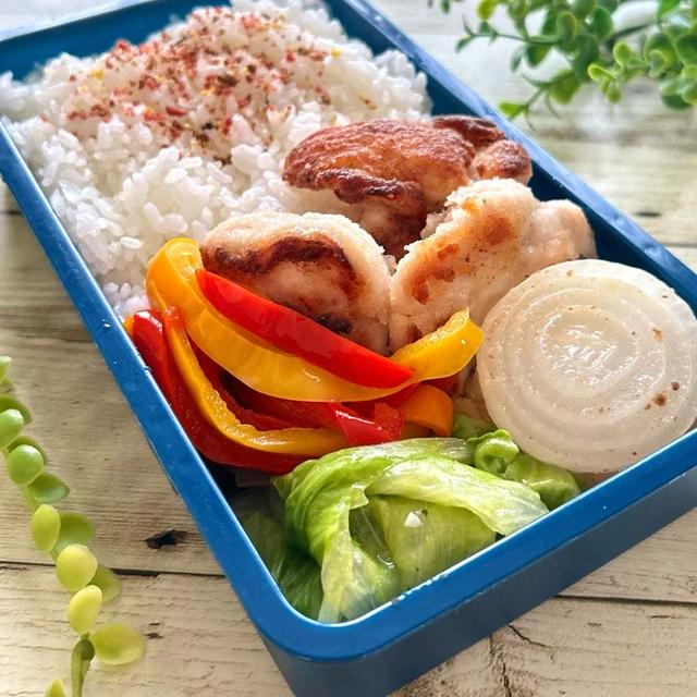 【お弁当の彩りに便利！】レンジでラクラク♪カラーピーマン甘酢煮