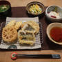 鱧の天ぷらと柿なますの晩ご飯と　近場で”紅葉狩り”♪
