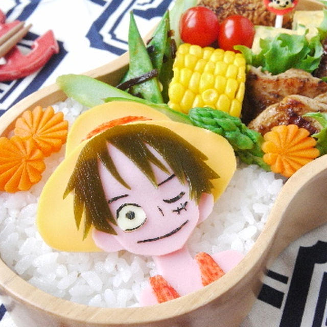 ジャークチキン＊ONE PIECE・ルフィのお弁当