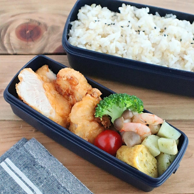 【#高校生弁当】ささみのスパイシーフリット弁当♪とフーディストノート掲載のお知らせ☆