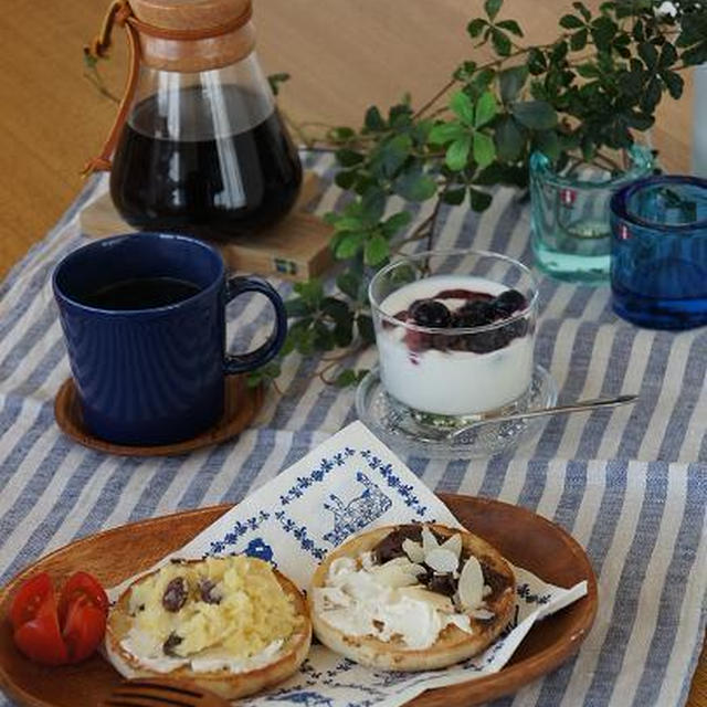 甘いイングリッシュマフィンの朝ごはん By モモ母さんさん レシピブログ 料理ブログのレシピ満載