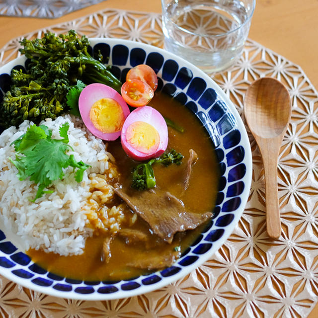 【レシピ】カツカレーなどに♪　カレーハウス風！のカレーライス。