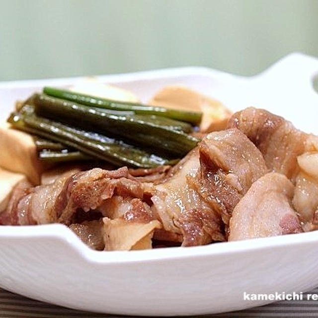 豚バラ肉と豆腐の蒸し煮＆「行ってきました甲子園球場」