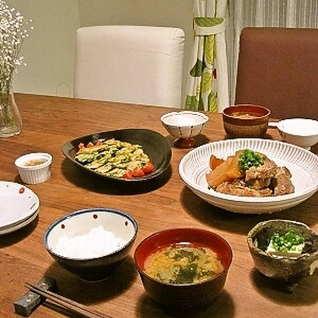 塩麹豚と大根の煮物