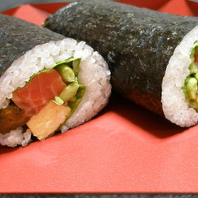 だだちゃ豆入り恵方巻き　